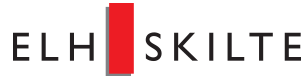 Logo på firmaet ELH Skilte