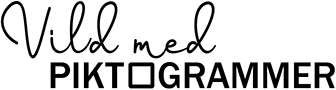 Vild med piktogrammer logo